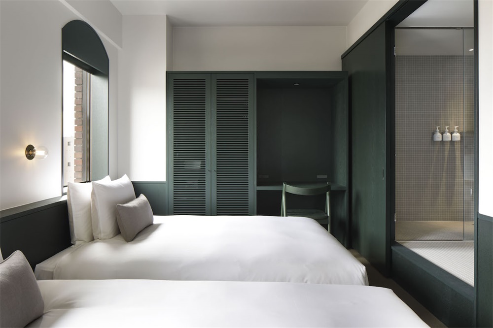 改造酒店设计，DDD酒店，极简主义，日本东京，CASE-REAL，酒店空间