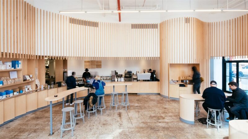 Bohlin Cywinski Jackson l 布鲁克林蓝瓶咖啡Blue Bottle Coffee翻新
