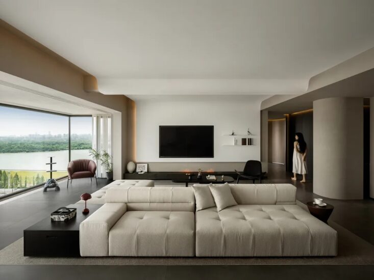 如一建筑设计 | 257㎡,合肥湖景大平层