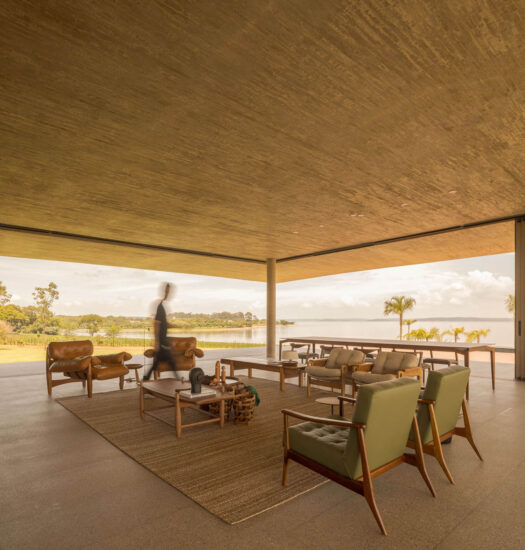 mf+arquitetos|1280㎡,巴西全开放式平层海景别墅