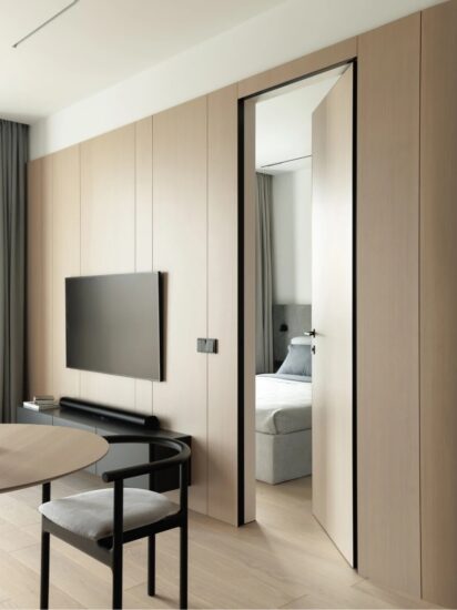 Planka | 40㎡,莫斯科温润原木色公寓,生活的个性与风格