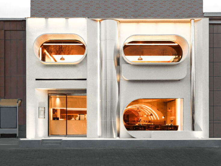 赤梁设计 | 河南新乡PANDORA潘多拉餐厅. 藏于居民街的浪漫未来主义