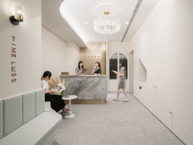 构设计 | 沉浸在有如法式咖啡厅的美丽邂逅,新北拾光医美诊所