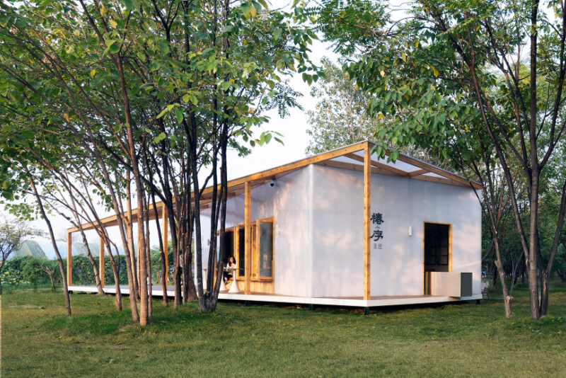 即时设计研究所 | 西安椿序茶庭-轻落林间的纸鸢屋