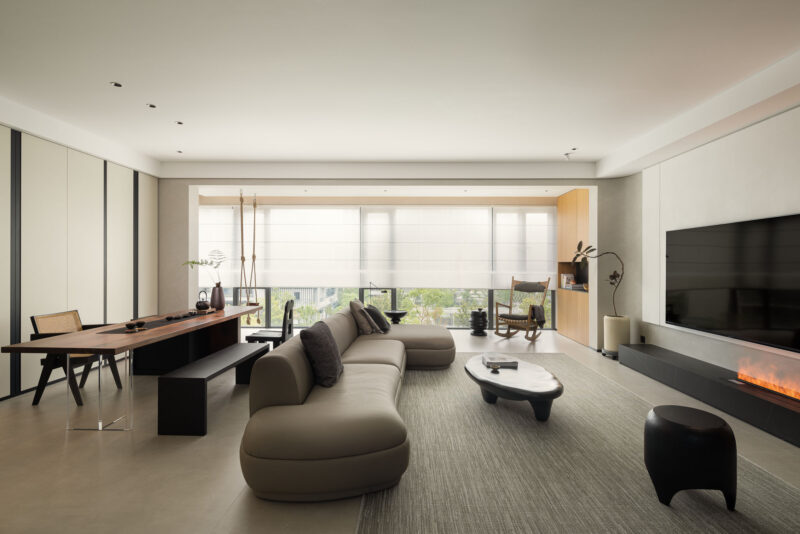 颠锋视界设计 | 230㎡,浙江丽水大平层-自然之镜