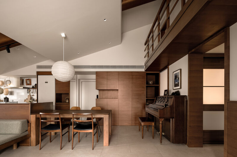 木卡建筑设计 | 130㎡,上海阁楼-朴舍