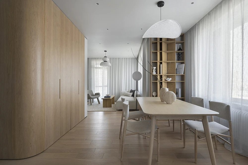 Sveta Khabeeva Studio,住宅设计,公寓设计案例,公寓设计方案,莫斯科,原木色