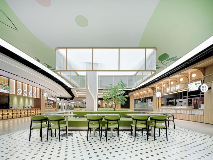 唯品空间设计丨大连财经学院学生餐厅,多元共生的青年社区