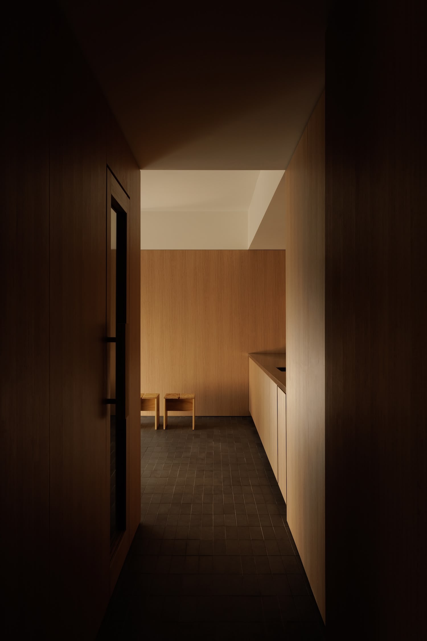 Davidov Architects,澳大利亚,莫宁顿半岛,公共浴室设计方案,极简风格,极简主义,公共浴室,浴室设计