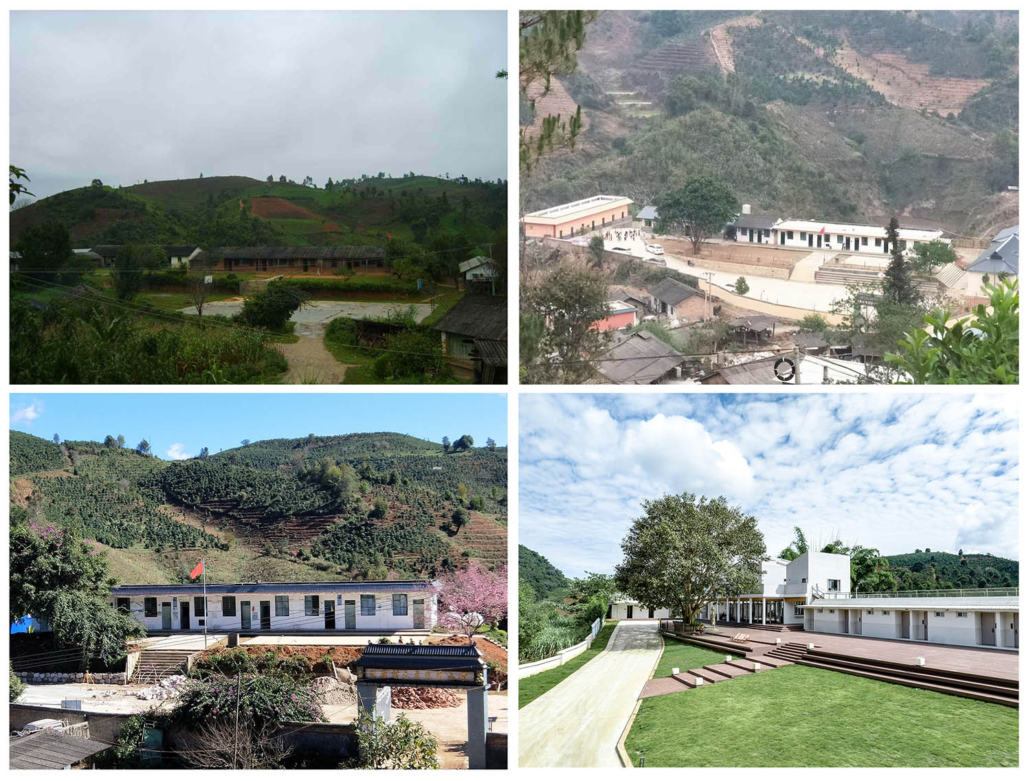 建筑改造,咖啡研学空间,民宿改造,小学改造,多功能空间,公共空间改造,云南普洱改新村乡村振兴配套基地,云南普洱,平介设计,杨楠