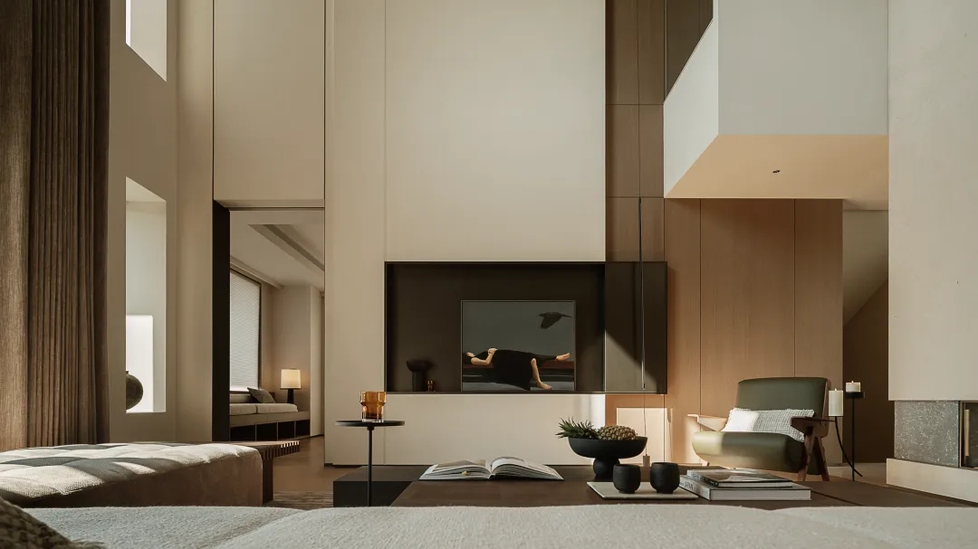 915㎡别墅设计,915㎡,现代风格别墅设计,别墅室内设计,别墅设计案例,别墅设计方案,庭院别墅设计,奶油风别墅,泉州别墅-栖心之境.温暖的留白叙事,开间设计