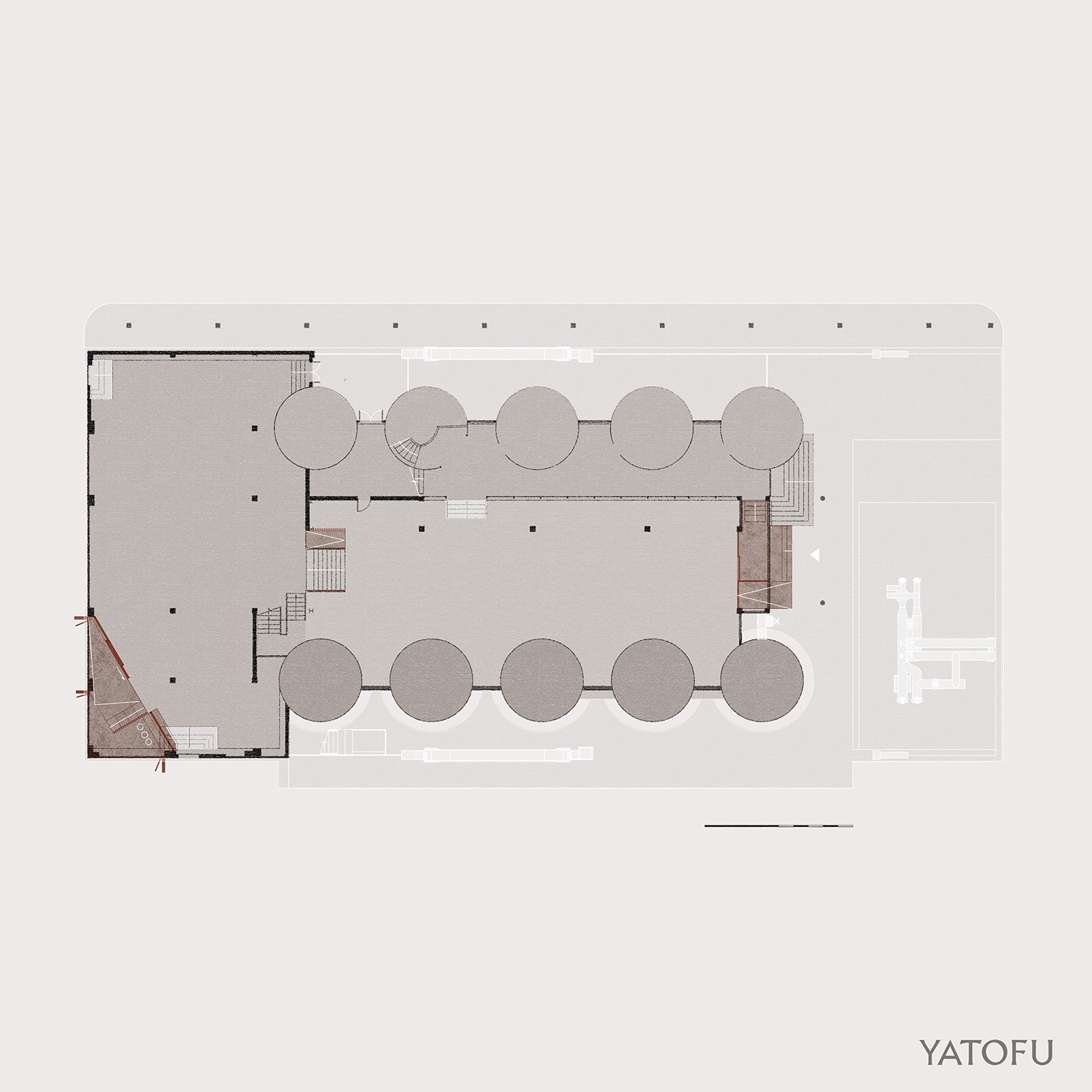 厂房改造,骑行空间,俱乐部设计,骑行俱乐部,自行车骑行俱乐部设计,商店设计,工业风骑行俱乐部,骑行店设计,AITASHOP北京751园区骑行空间,北京,Yatofu Creatives也兜设计