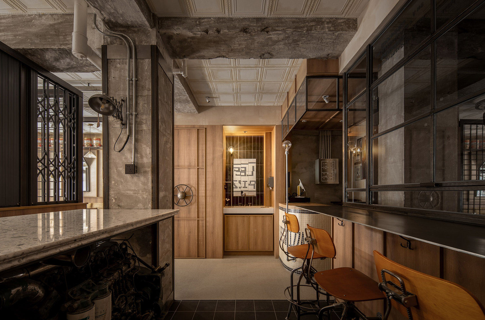 餐厅设计,披萨店设计,休闲餐厅设计,餐厅设计案例,餐厅设计方案,餐厅升级改造,沈阳LEE’S PIZZA李氏披萨,沈阳,白菜设计