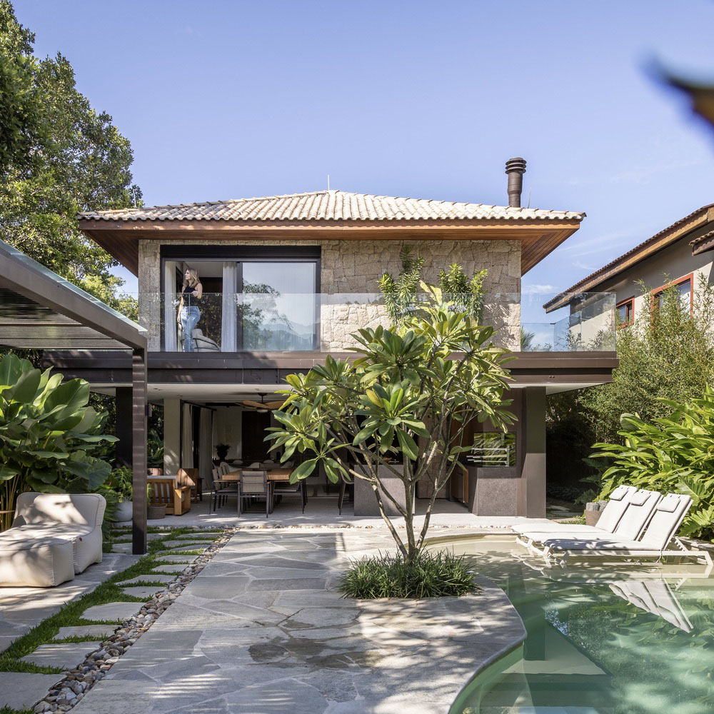 别墅设计,别墅设计案例,别墅设计方案,TWO Arquitetura,庭院别墅,巴西