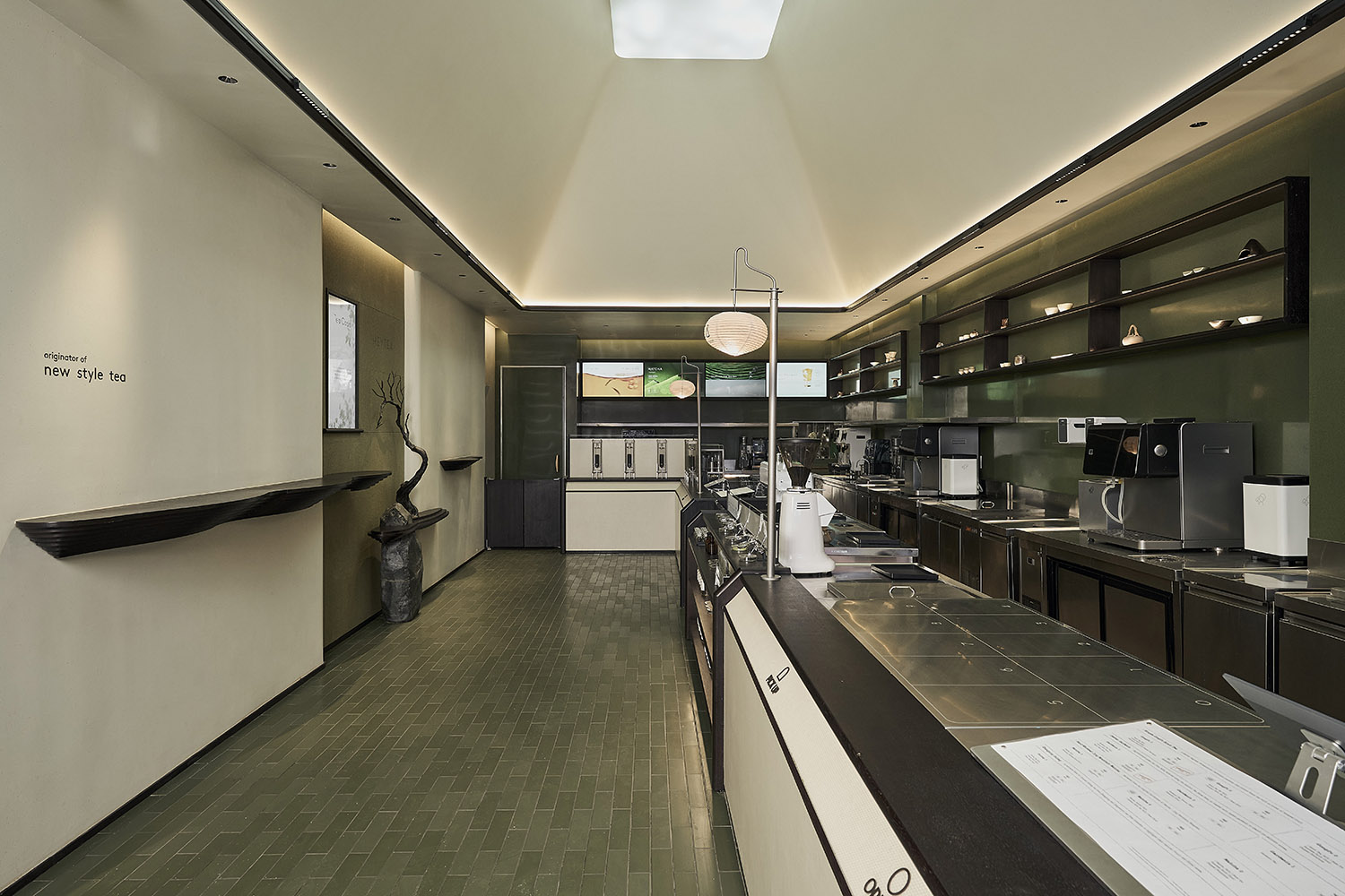 茶饮店设计,喜茶,喜茶店设计案例,茶饮店设计方案,喜茶店设计公司,喜茶店设计,上海,国外茶饮店,喜茶TEALAB美国纽约时代广场海外首店,美国纽约,立品设计