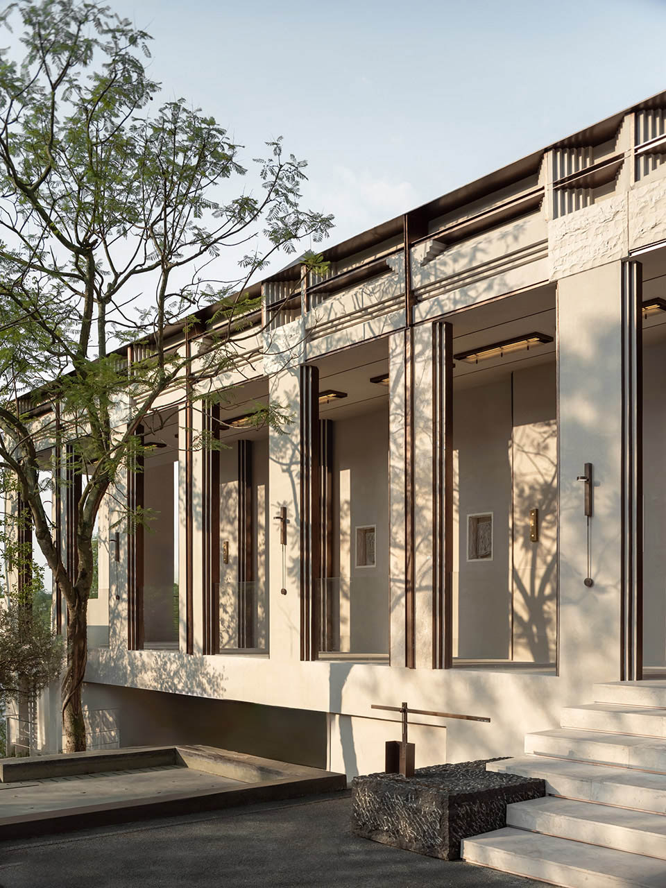 E27 Studio,餐厅设计,成都麓湖,休闲餐厅设计,礼堂设计,休闲餐厅,餐厅设计案例,餐厅设计方案,慕上ON THE MOON,成都,解构美学