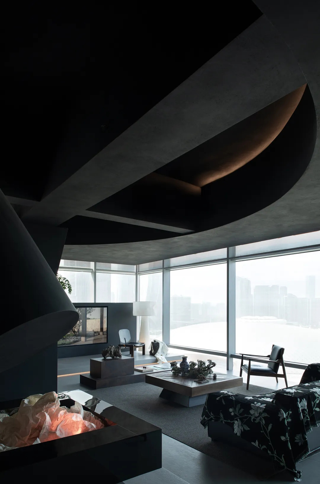 办公室设计,设计公司办公室,办公室设计案例,办公室设计方案,设计公司自用办公室,办公室改造,创意办公室,杭州深蓝国际中心办公室-“火”,杭州,十合设计/陈可志王华强