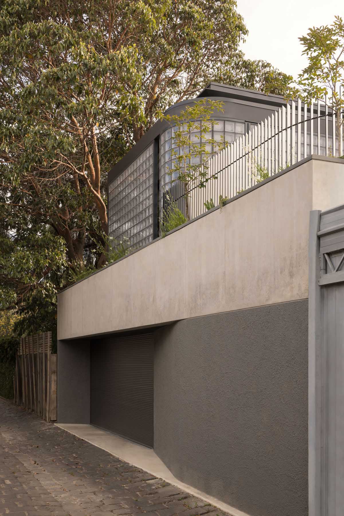 别墅设计,别墅设计案例,别墅设计方案,Pohio Adams Architects,别墅改建,墨尔本,玻璃砖