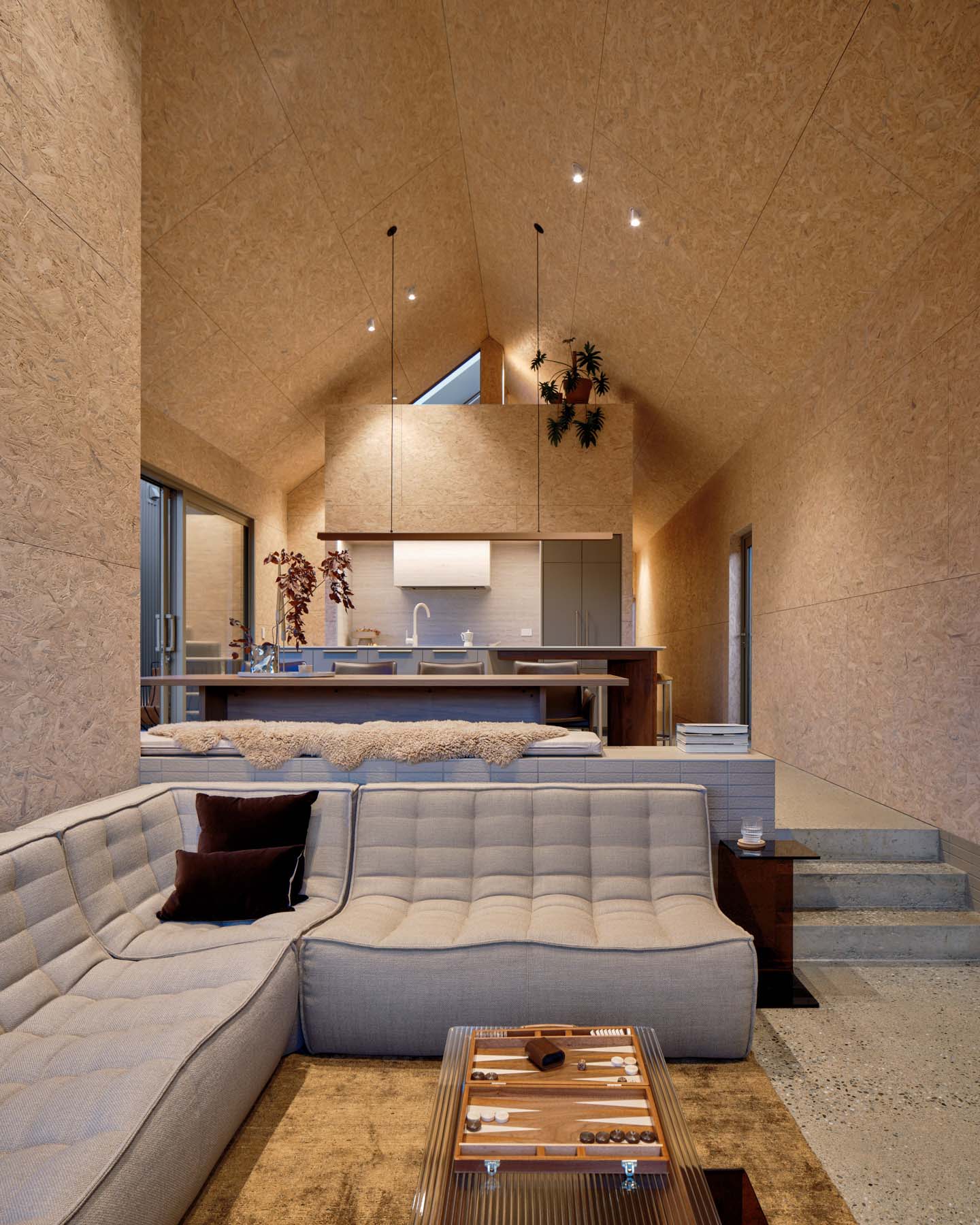 别墅设计,别墅设计案例,别墅设计方案,Strutt Studios,度假别墅,新西兰,极简主义,原木色,瓦纳卡湖