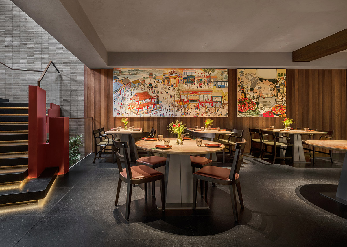 餐厅设计,高档餐厅设计,餐厅设计案例,餐厅设计方案,餐厅装修,主题餐厅设计,北京胡大簋街五店·年轻引力场-策略餐饮,北京,IN.X屋里门外设计/吴为