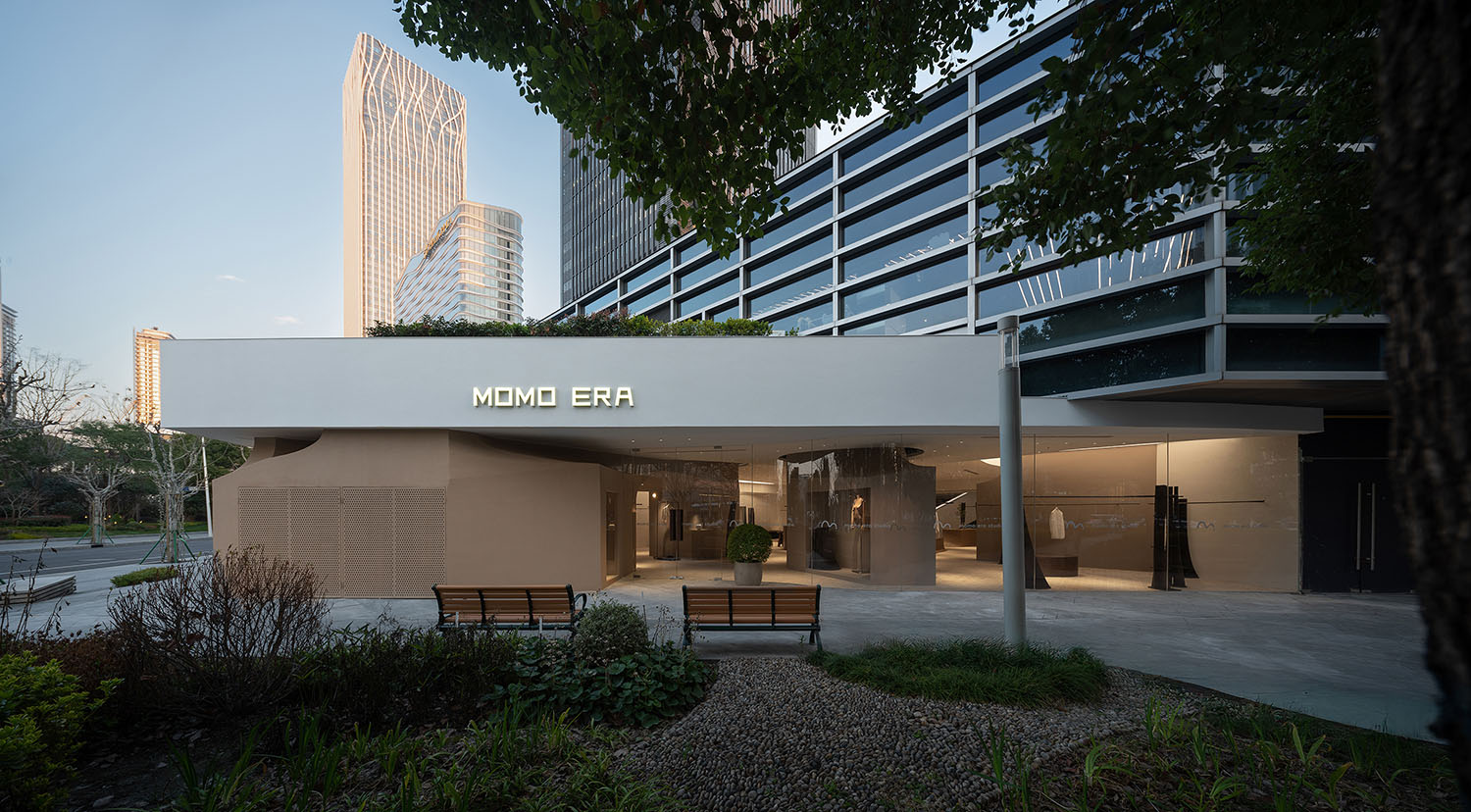 零售店设计,服装店设计,女装店设计,服装零售店,街边服装店设计,服装店设计案例,服装店设计方案,上海MOMO ERA STUDIO前滩店,上海,多么工作室Atelierd’More