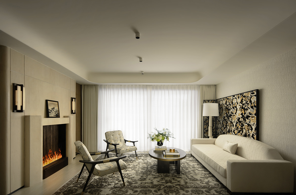 样板间设计,家装样板间,样板间设计案例,样板间设计方案,现代风格样板间设计,轻奢样板间,120㎡,143㎡,上海越秀和樾府:苏河之源的艺境栖居,上海,CCD郑中设计