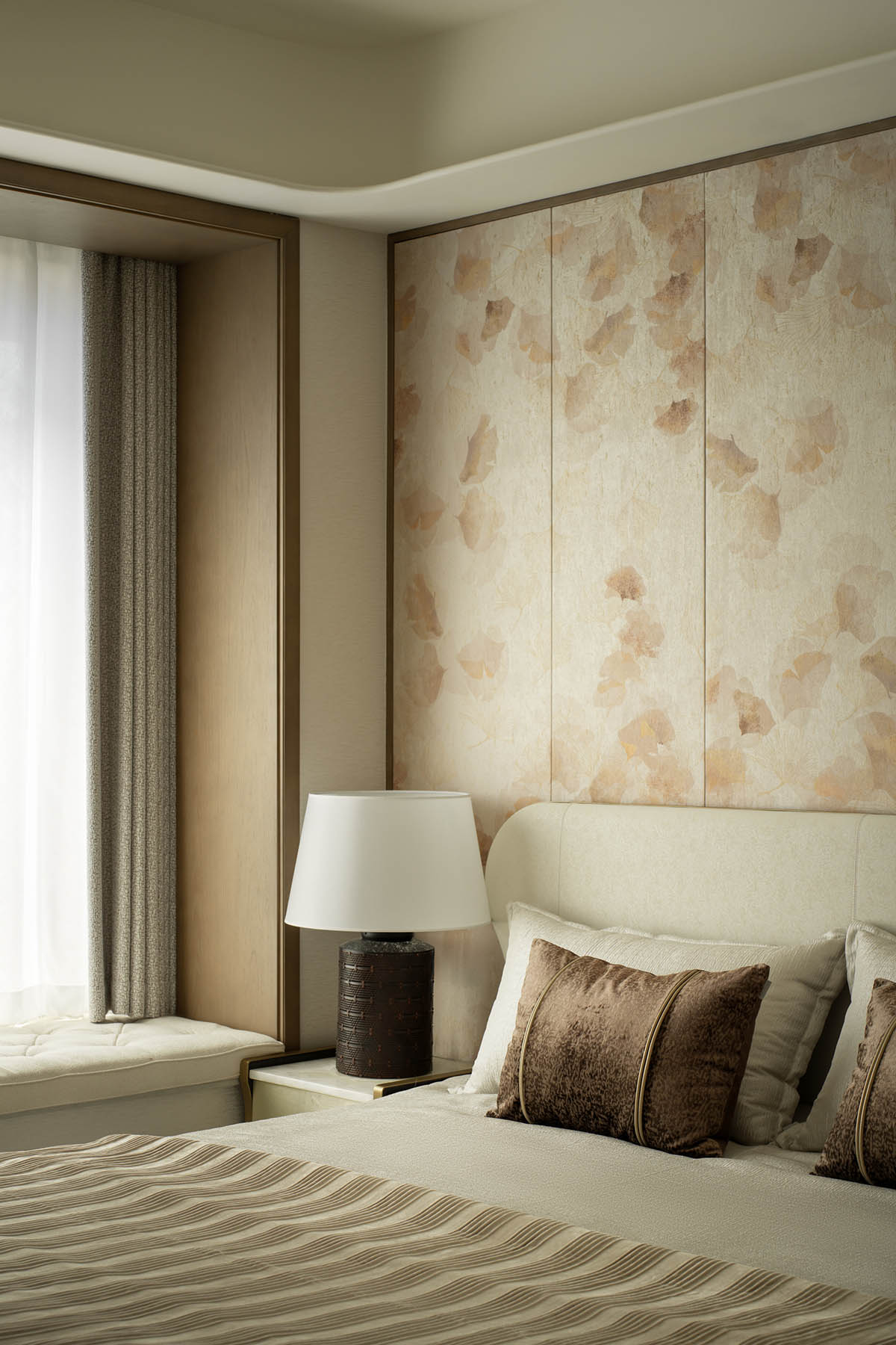 样板间设计,家装样板间,样板间设计案例,样板间设计方案,现代风格样板间设计,轻奢样板间,120㎡,143㎡,上海越秀和樾府:苏河之源的艺境栖居,上海,CCD郑中设计