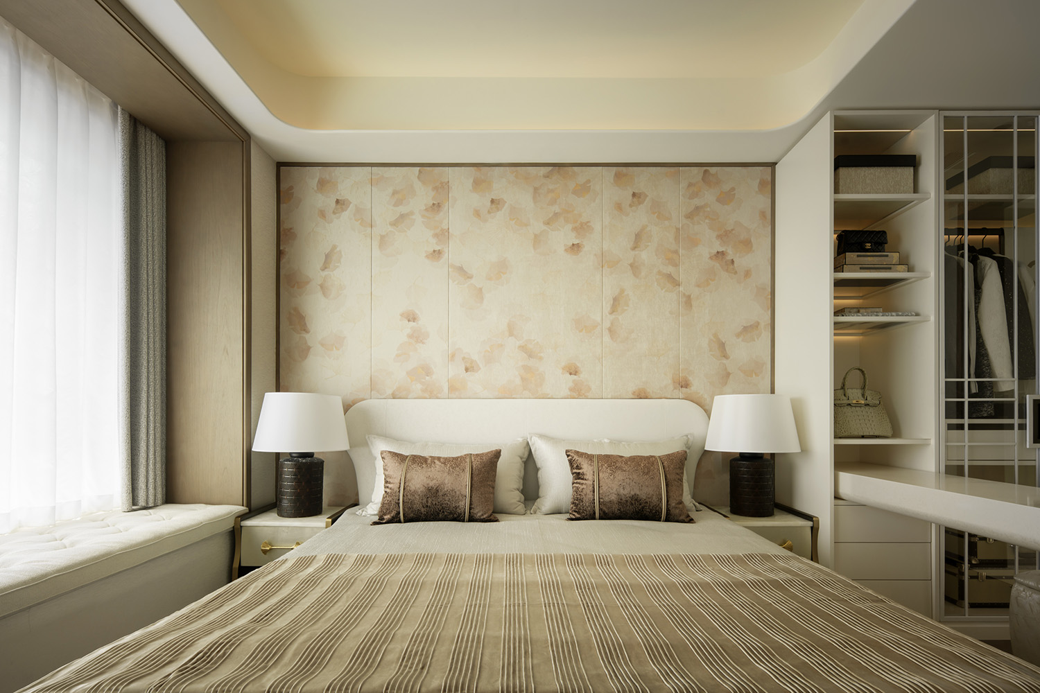 样板间设计,家装样板间,样板间设计案例,样板间设计方案,现代风格样板间设计,轻奢样板间,120㎡,143㎡,上海越秀和樾府:苏河之源的艺境栖居,上海,CCD郑中设计