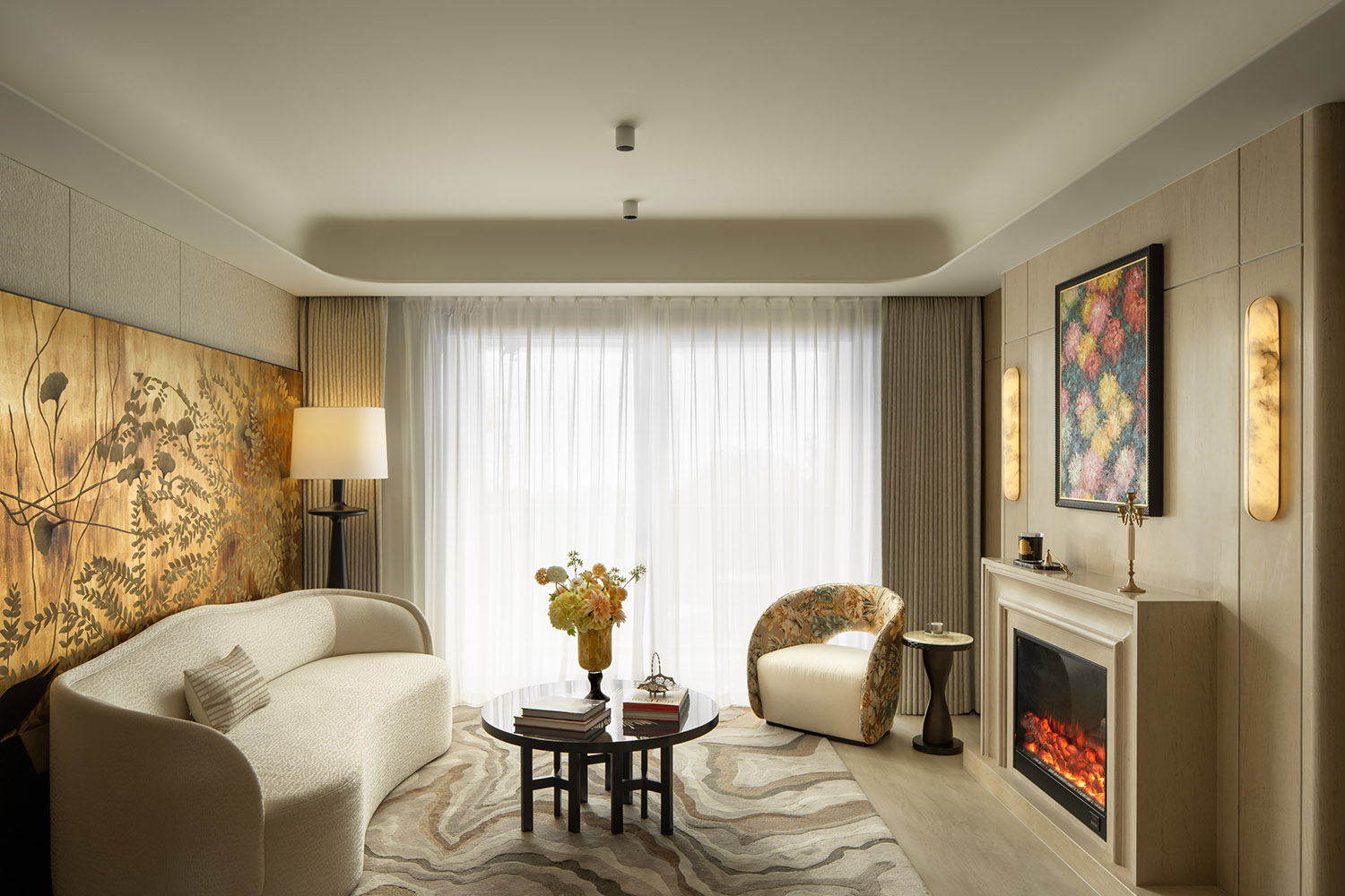 样板间设计,家装样板间,样板间设计案例,样板间设计方案,现代风格样板间设计,轻奢样板间,120㎡,143㎡,上海越秀和樾府:苏河之源的艺境栖居,上海,CCD郑中设计