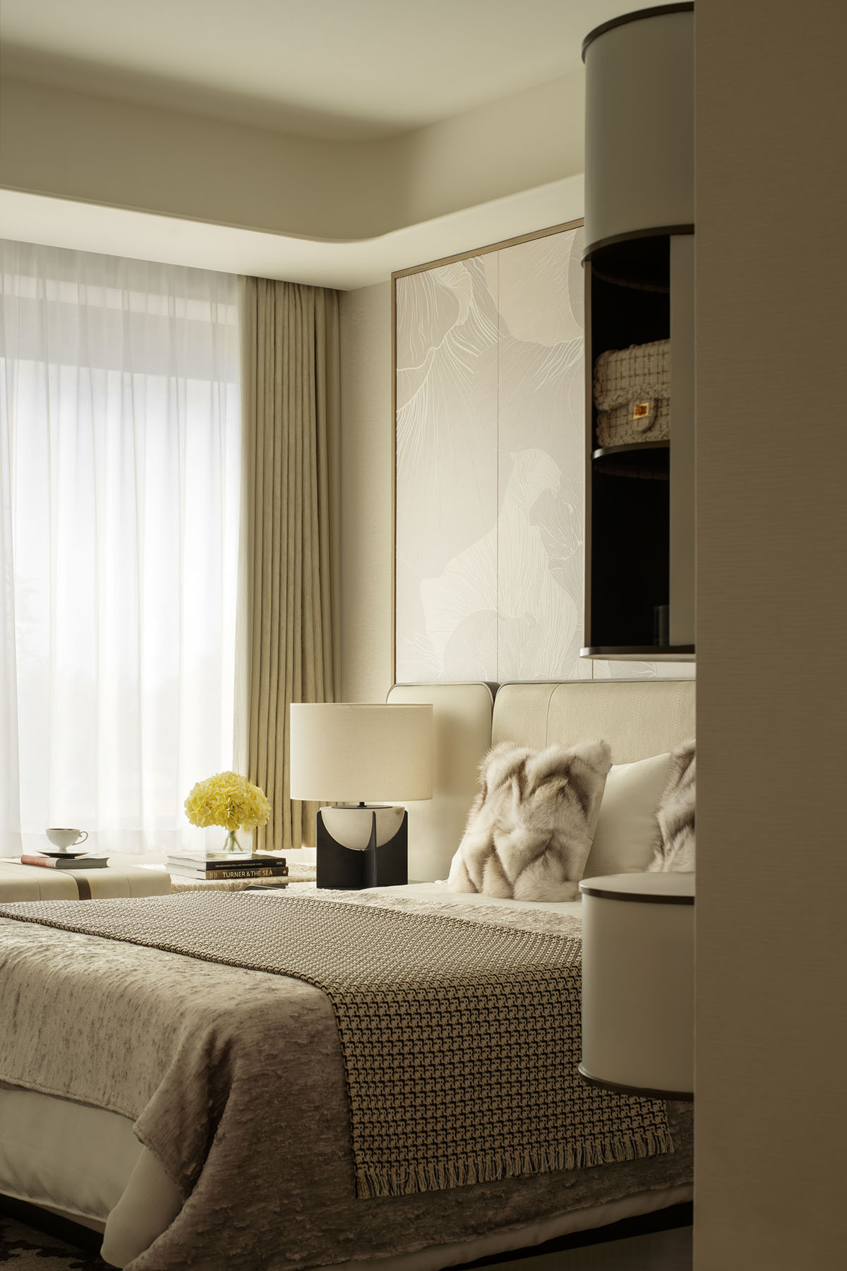 样板间设计,家装样板间,样板间设计案例,样板间设计方案,现代风格样板间设计,轻奢样板间,120㎡,143㎡,上海越秀和樾府:苏河之源的艺境栖居,上海,CCD郑中设计