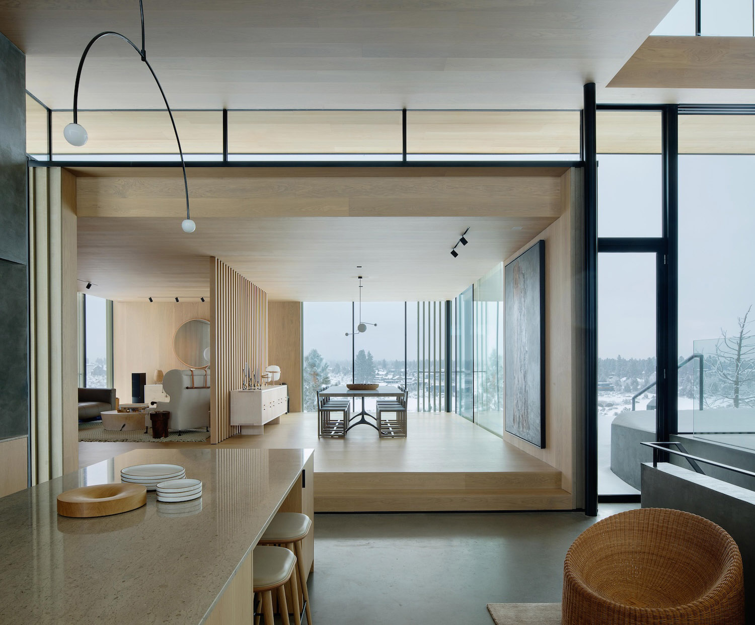 Hacker,美国,极简主义,别墅设计,别墅设计案例,原木色,极简风格