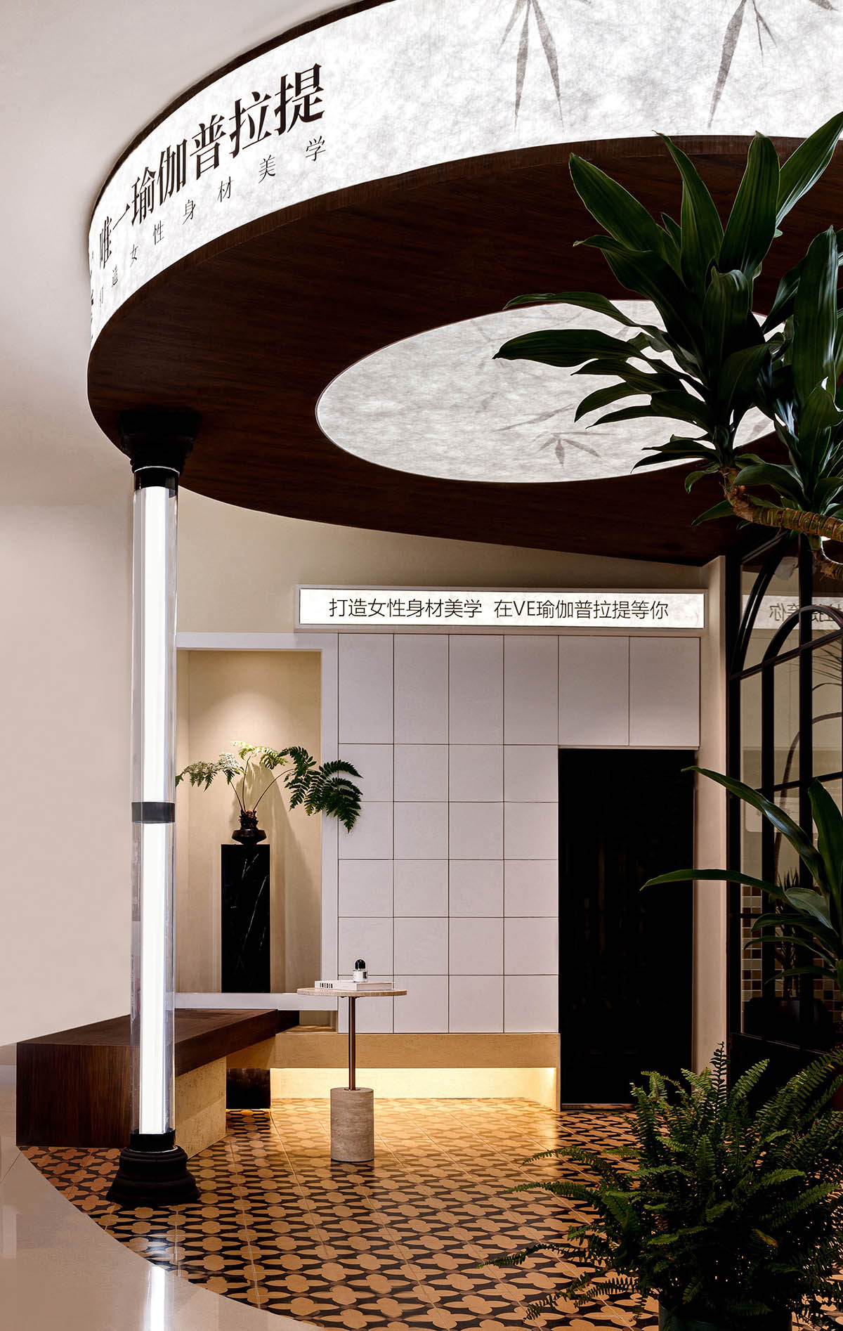 瑜伽工作室设计,普拉提工作室设计,瑜伽店设计,瑜伽空间,瑜伽店设计案例,瑜伽店设计方案,扬州唯一瑜伽普拉提-优雅的心灵之旅,扬州,悟几设计