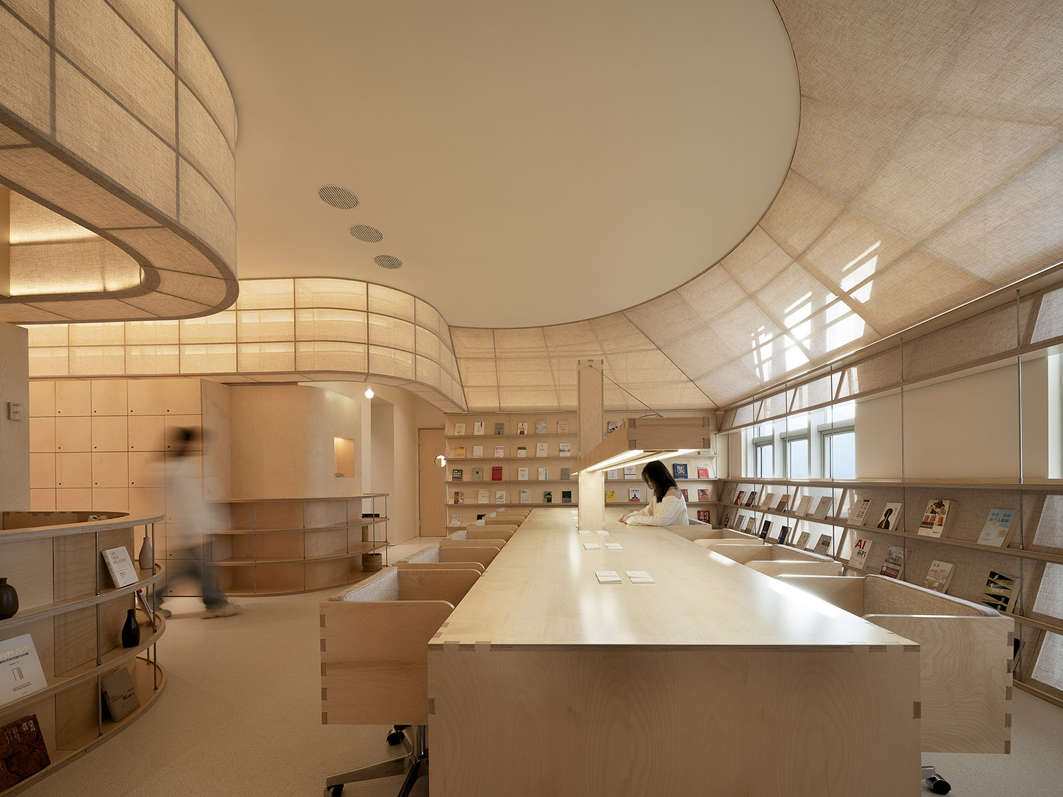 自习室设计,阅读室设计,公共阅读室,学习自习室,阅读自习室设计,南京,南京壹心空间自习室,商业空间,多么工作室Atelierd’More