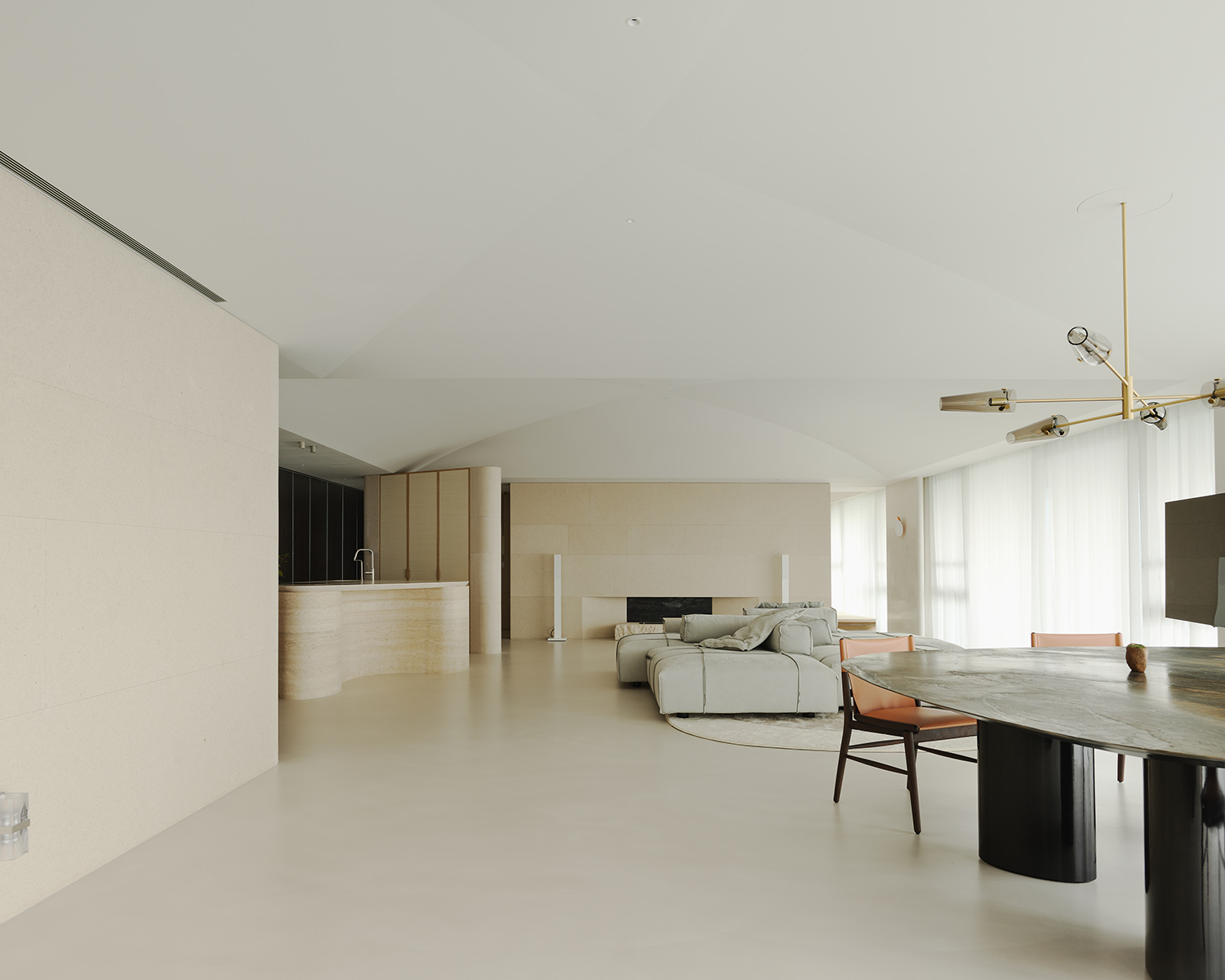 350㎡大平层,住宅设计案例,住宅设计,现代风格家装设计,大平层设计,大平层设计案例,大平层设计方案,中国台湾新北大平层-在河之洲,台北,水相设计,李智翔