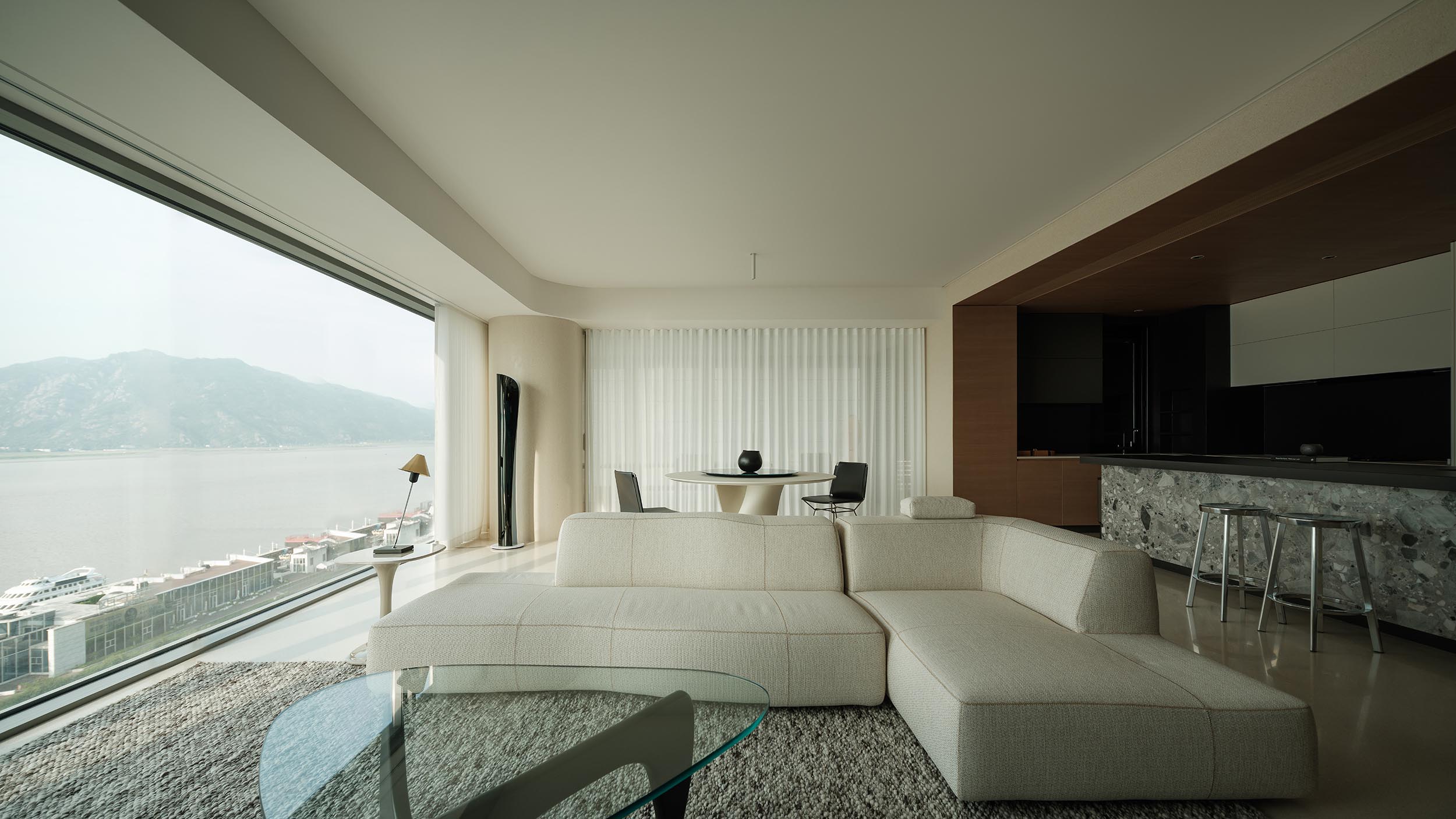 大墨空间设计,大平层设计案例,大平层设计方案,极简大平层,住宅设计,大平层装修,温州,大墨设计