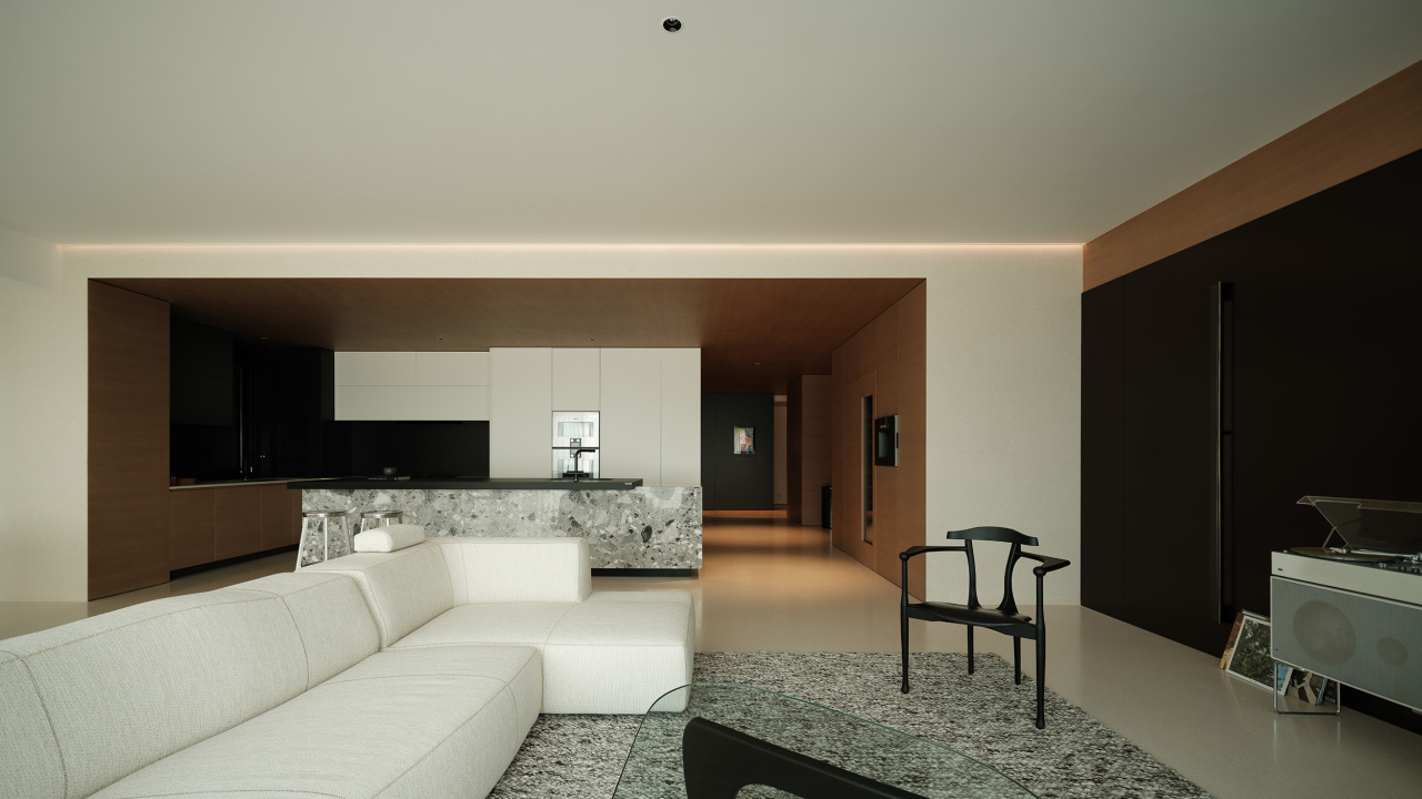 大墨空间设计,大平层设计案例,大平层设计方案,极简大平层,住宅设计,大平层装修,温州,大墨设计