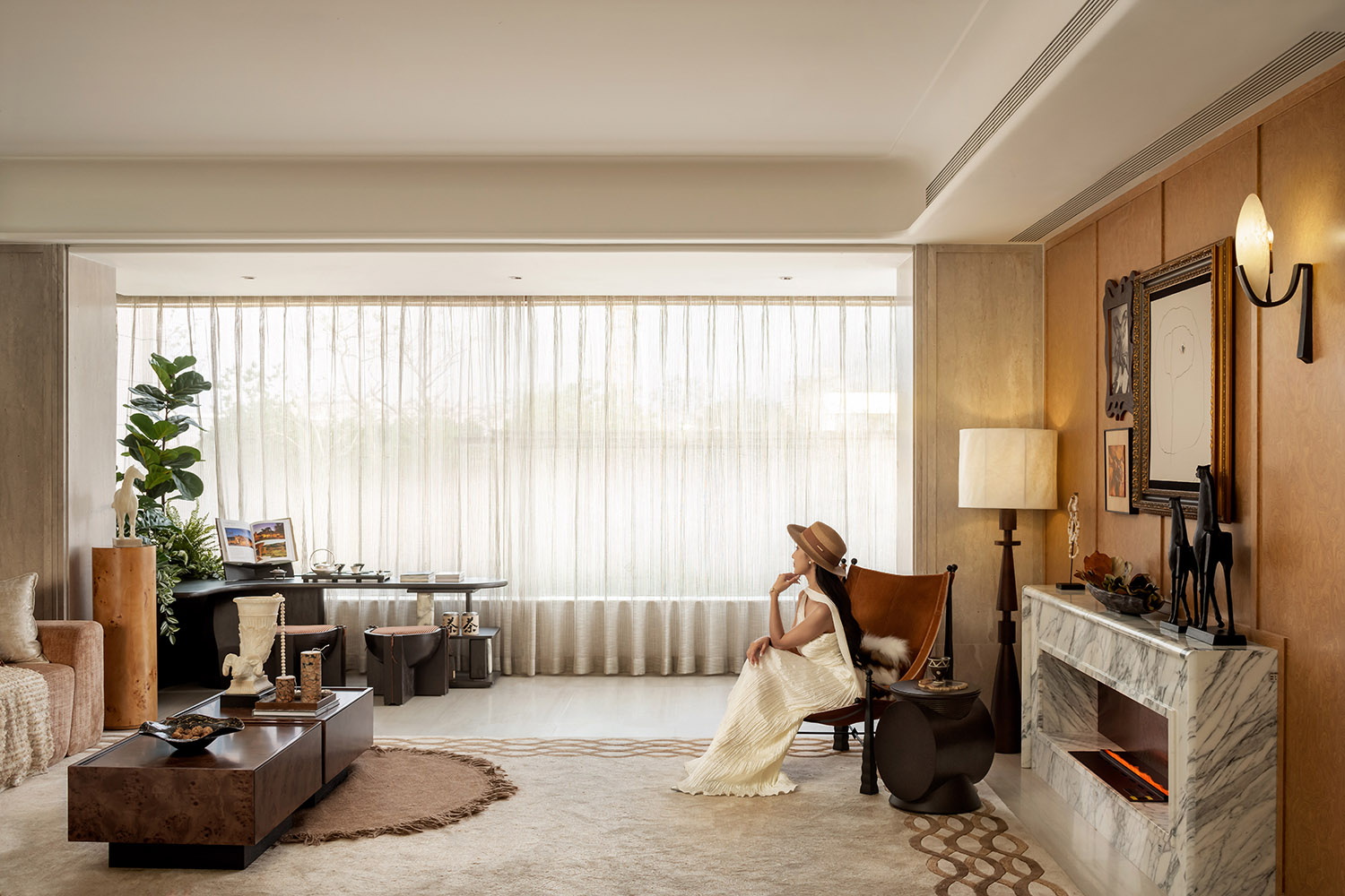 139㎡,样板间设计,软装设计,样板间软装,样板间设计案例,样板间设计方案,现代风格样板间设计,轻奢样板间,广州龙湖亚伦-摩登隐逸·臻赫典藏,广州,TRD尺道设计