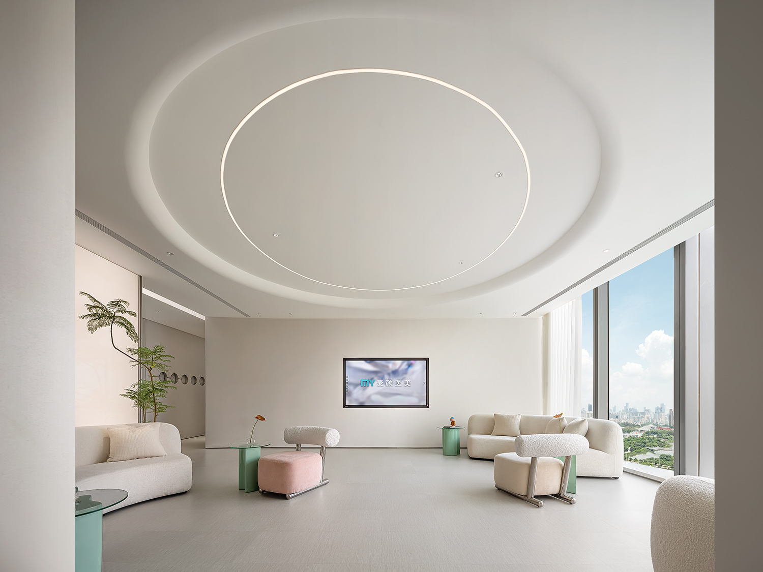 美容店设计,美容院设计,医美空间设计,美容工作室设计,医疗美容诊所设计,美容院设计方案,美容院设计案例,深圳,深圳《麦颜》眼袋美容诊所,凯派设计