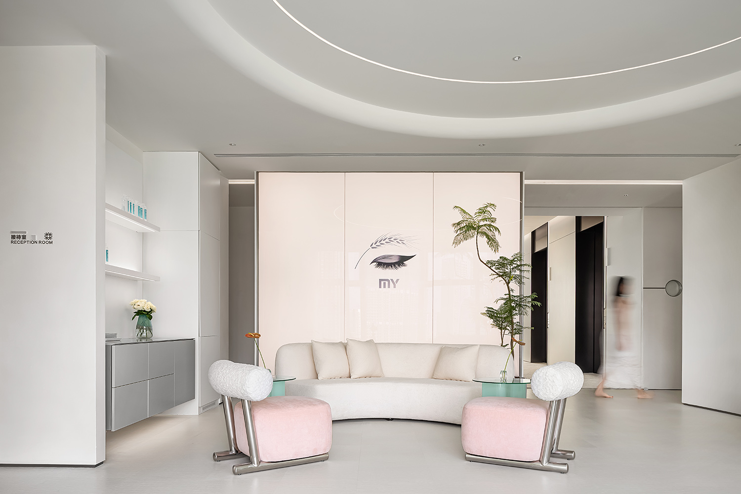 美容店设计,美容院设计,医美空间设计,美容工作室设计,医疗美容诊所设计,美容院设计方案,美容院设计案例,深圳,深圳《麦颜》眼袋美容诊所,凯派设计