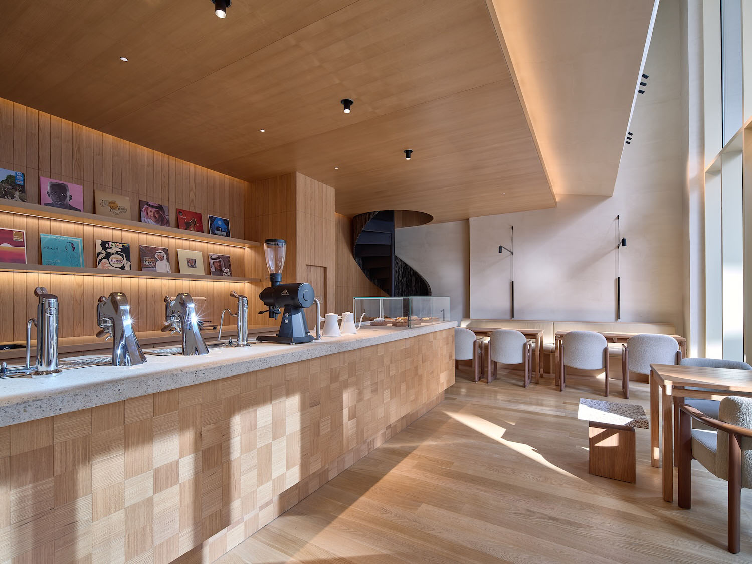 咖啡厅设计,咖啡厅设计案例,Studio Baab,卡塔尔,多哈,极简风格,极简主义