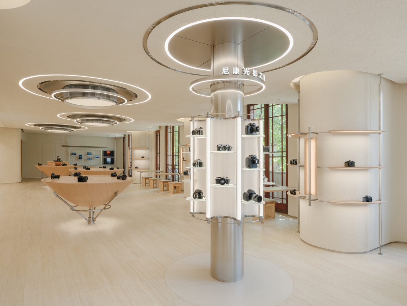 零售店设计,专卖店设计,芝作室,相机零售店,上海,相机专卖店设计案例,尼康直营店设计方案,尼康,极简主义