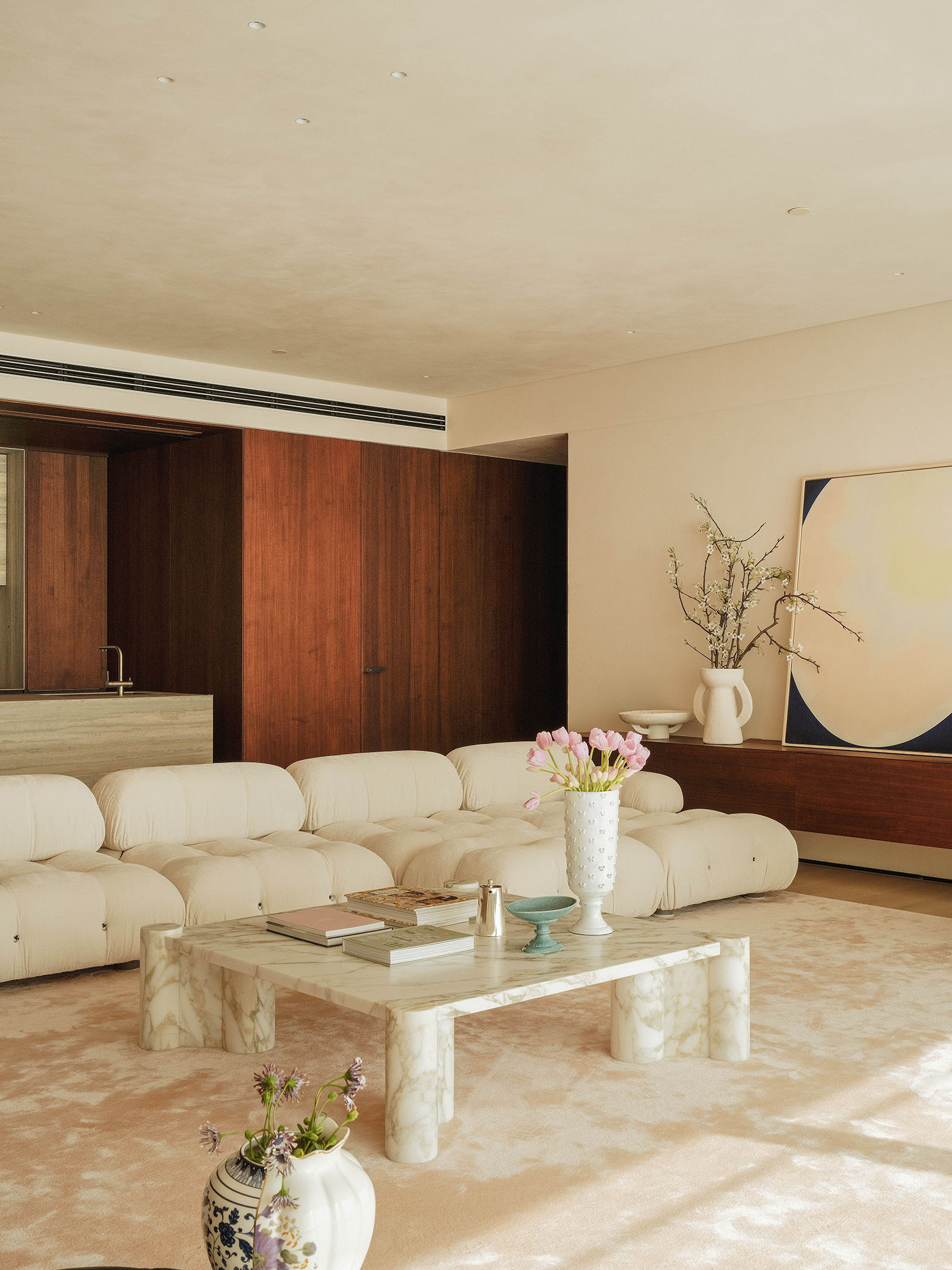 Studio Point 5,大平层设计,大平层设计案例,大平层装修,原木色,成都,复地金融岛