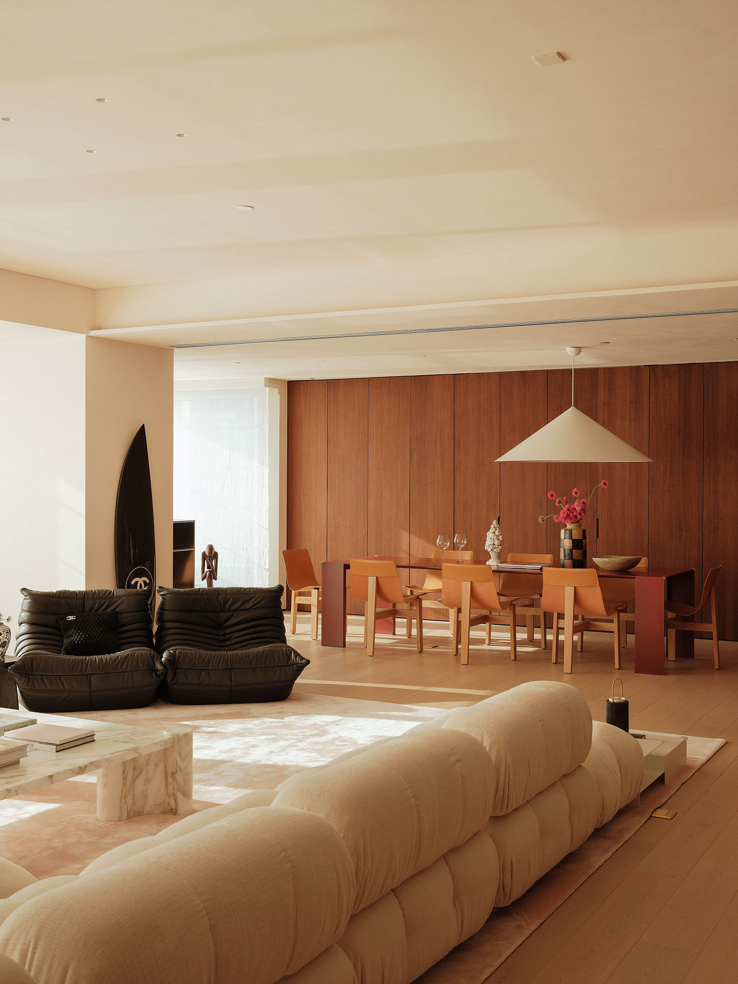 Studio Point 5,大平层设计,大平层设计案例,大平层装修,原木色,成都,复地金融岛