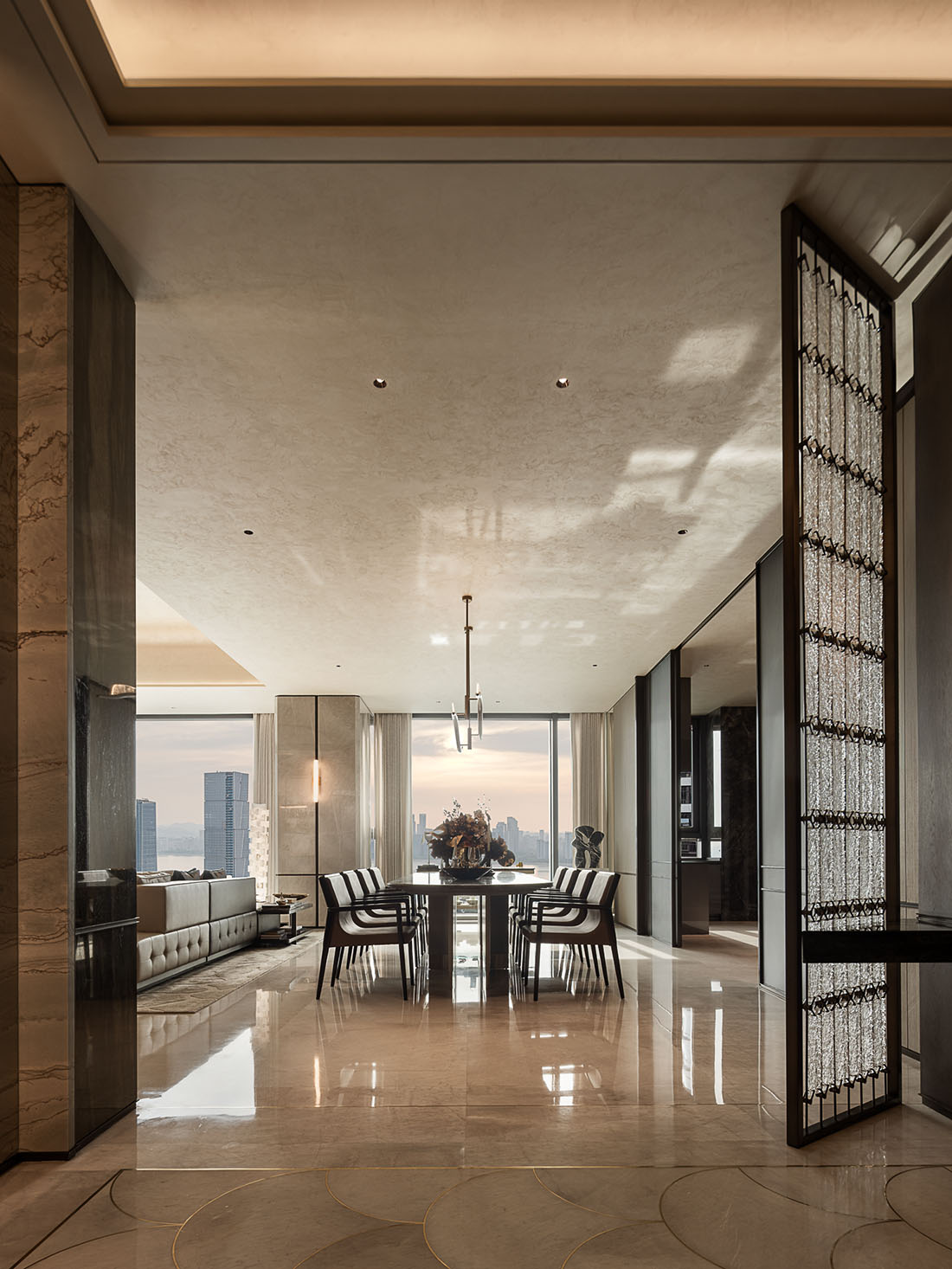 560㎡大平层设计,超级大平层,大平层样板间,样板间设计,轻奢样板间,样板间设计案例,样板间设计方案,大平层美学空间,,现代风格样板间设计,杭州傲璇兆丰Essence大平层,杭州,GFD广飞设计