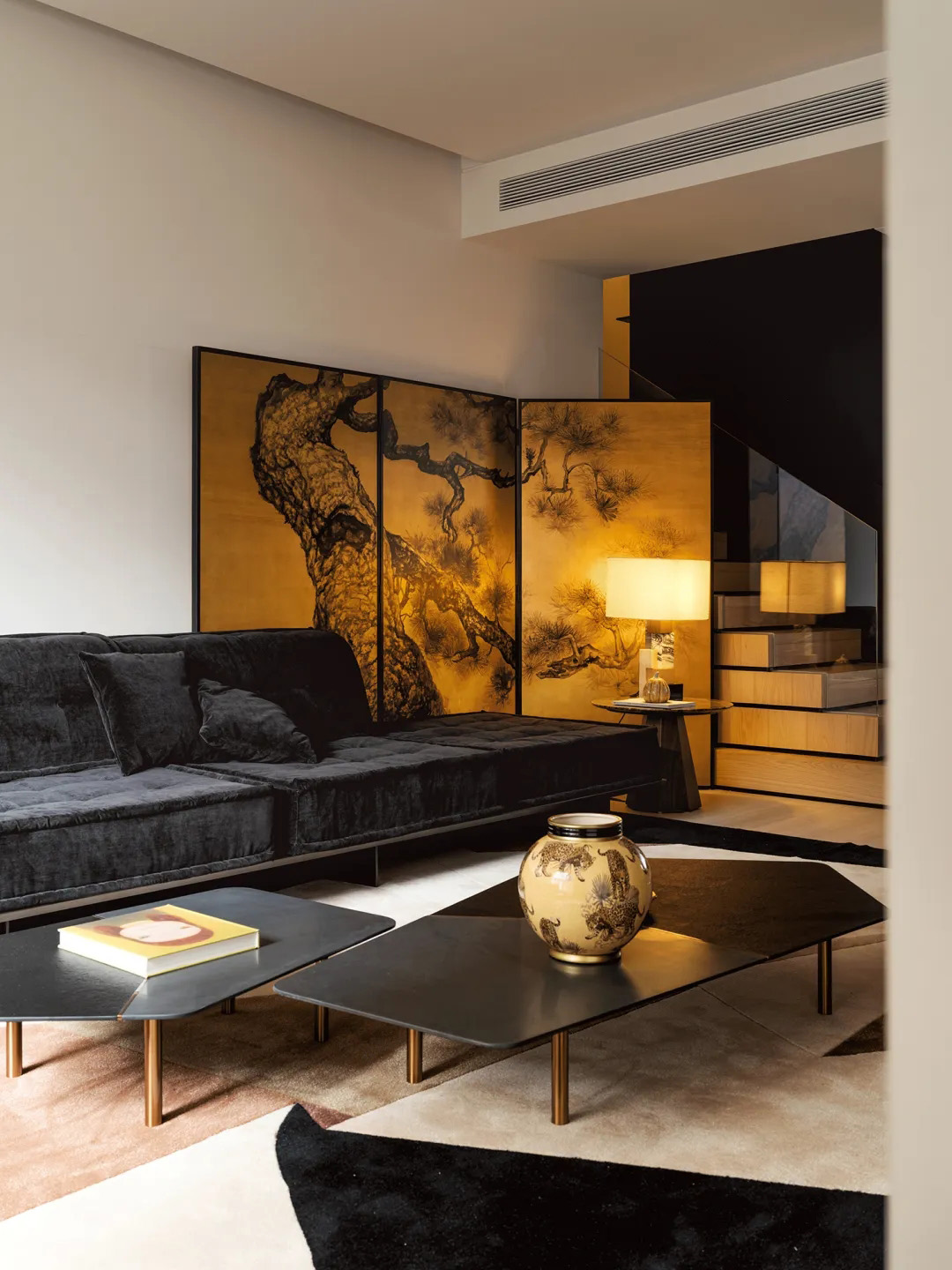 280㎡复式设计,280㎡,复式设计,复式设计案例,家装设计,复式设计方案,现代风格复式设计,东方美学空间,成都复式-东方诗意美学的现代演绎,成都,JIJIA集伽设计/袁一沣