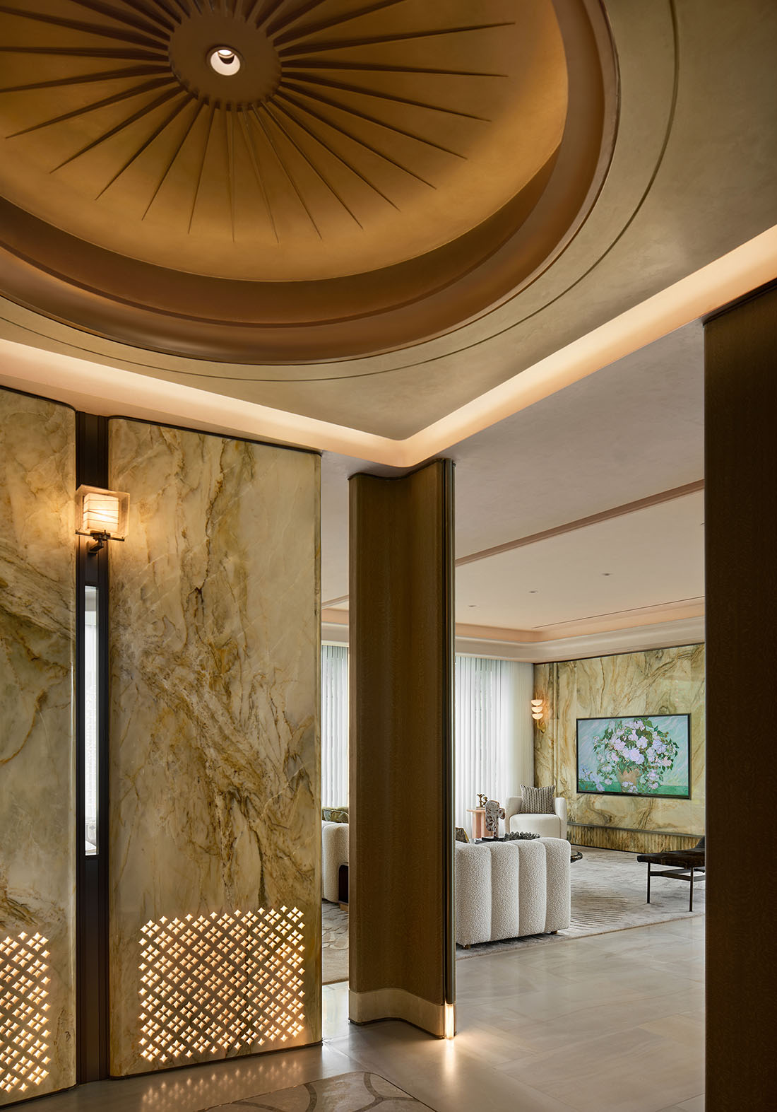 216㎡,样板间设计,大平层样板间,样板间设计案例,样板间设计方案,现代风格样板间设计,轻奢样板间,赣州中海·自然入室奢居典藏,赣州,零次方设计