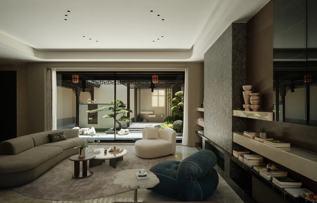 600㎡别墅设计,别墅设计,600㎡,现代风格别墅设计,东方美学别墅,别墅设计案例,别墅设计方案,庭院别墅设计,杭州别墅-光之合院家的对话诗,杭州,袁杰设计事务所