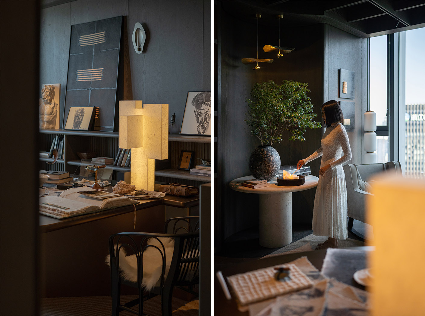 730㎡大平层设计,超级大平层,大平层样板间,样板间设计,轻奢样板间,样板间设计案例,样板间设计方案,大平层美学空间,杭州兆丰ESSENCE大平层「归屿」,杭州,春山秋水