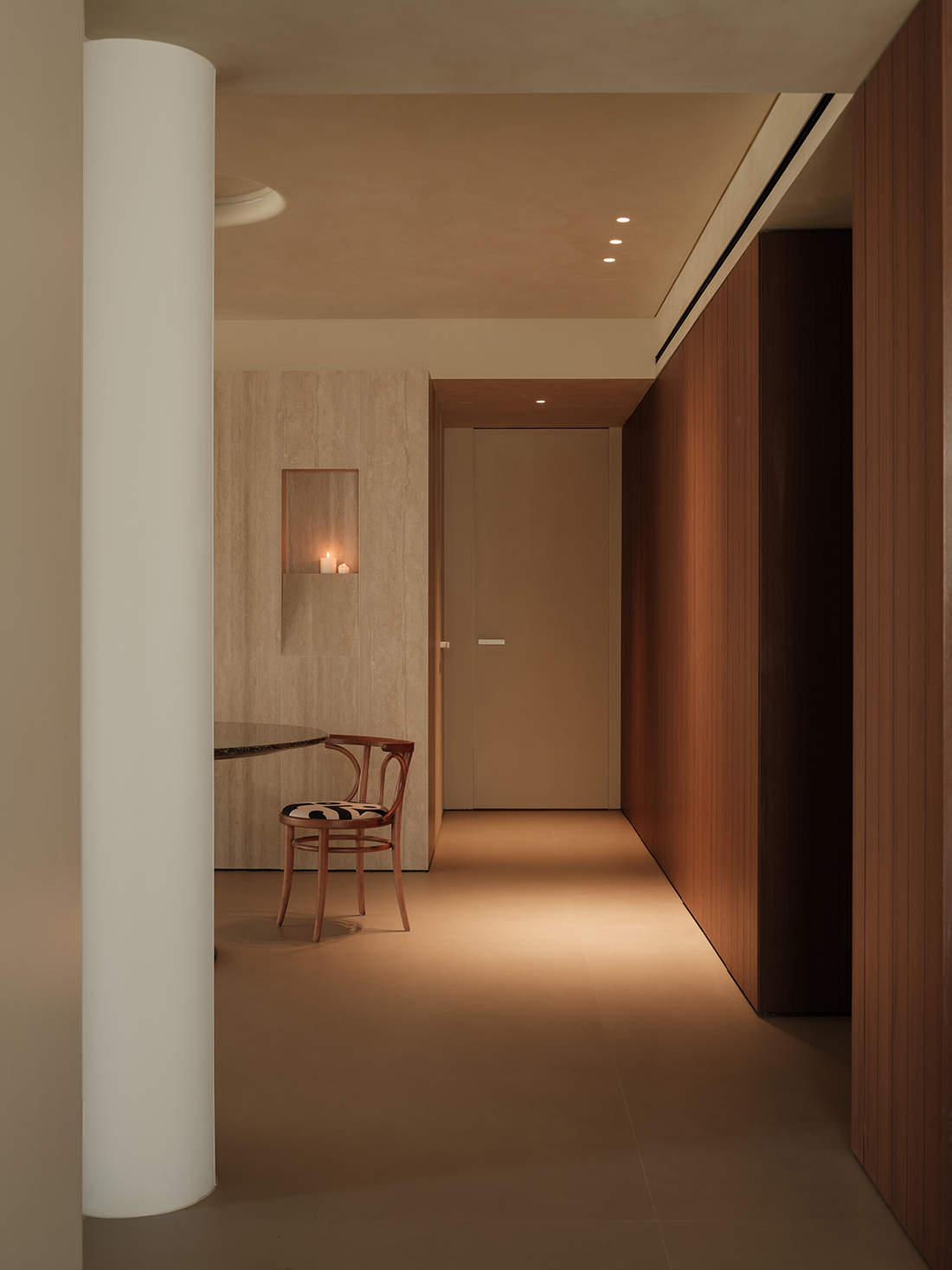 160㎡大平层设计,住宅设计,微水泥,横厅大平层,家装设计,大平层设计案例,大平层设计方案,大平层美学空间,上海嘉杰国际广场住宅,上海,陈博文设计师