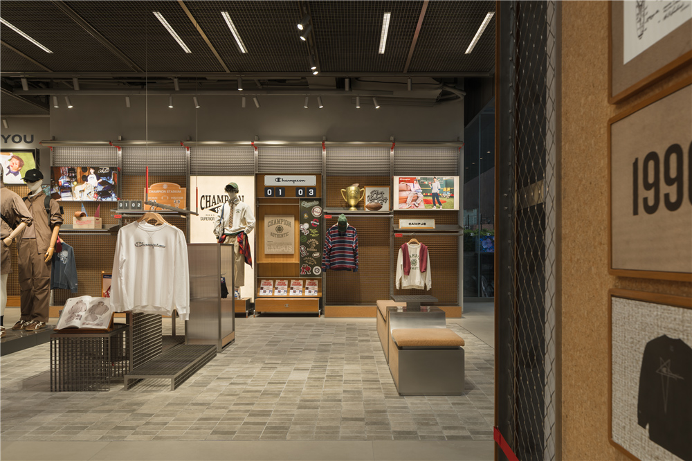 服装店设计,服装零售店,服装旗舰店,旗舰店设计,商店设计,服装店设计案例,服装店设计方案,Champion,Champion成都旗舰店焕新升级,成都,立品设计